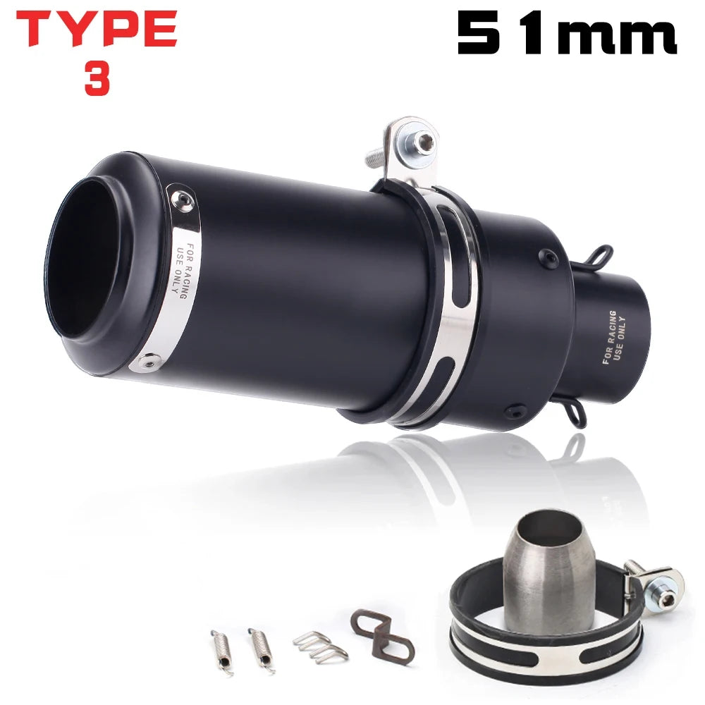 Universal 51mm GP-Project Racing Exhaust Muffler