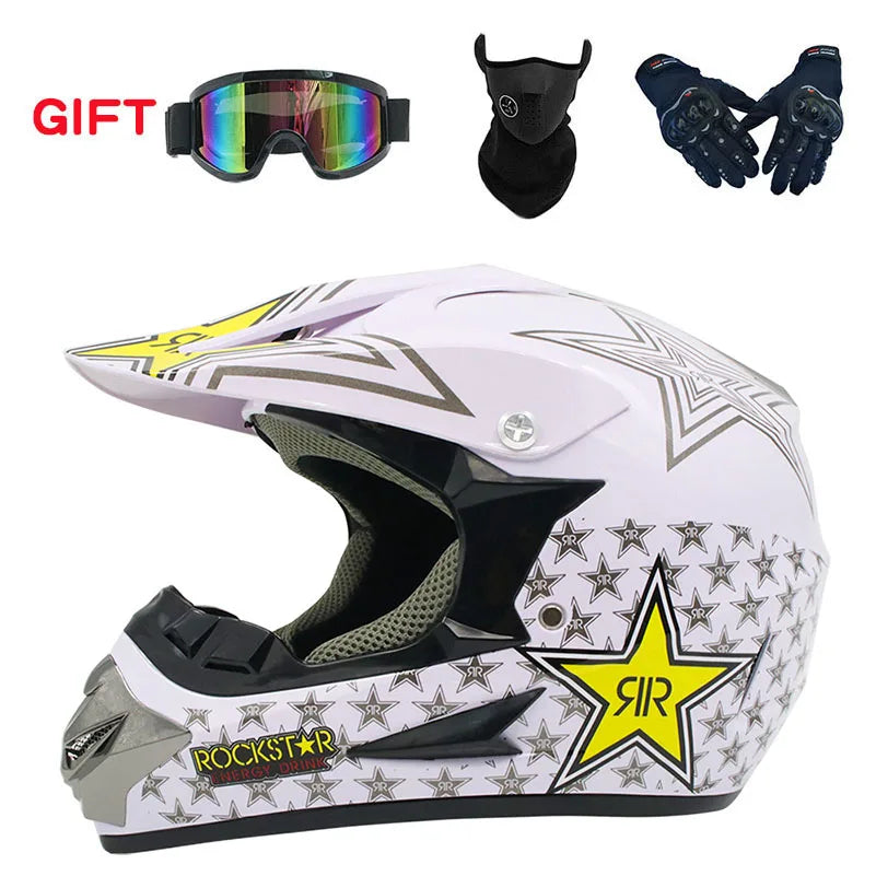 Flip-Up Off-Road Full-Face Helmet