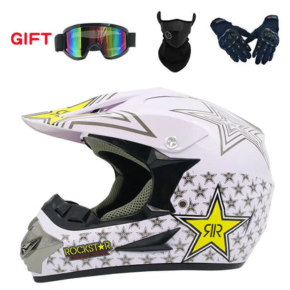 Flip-Up Off-Road Full-Face Helmet