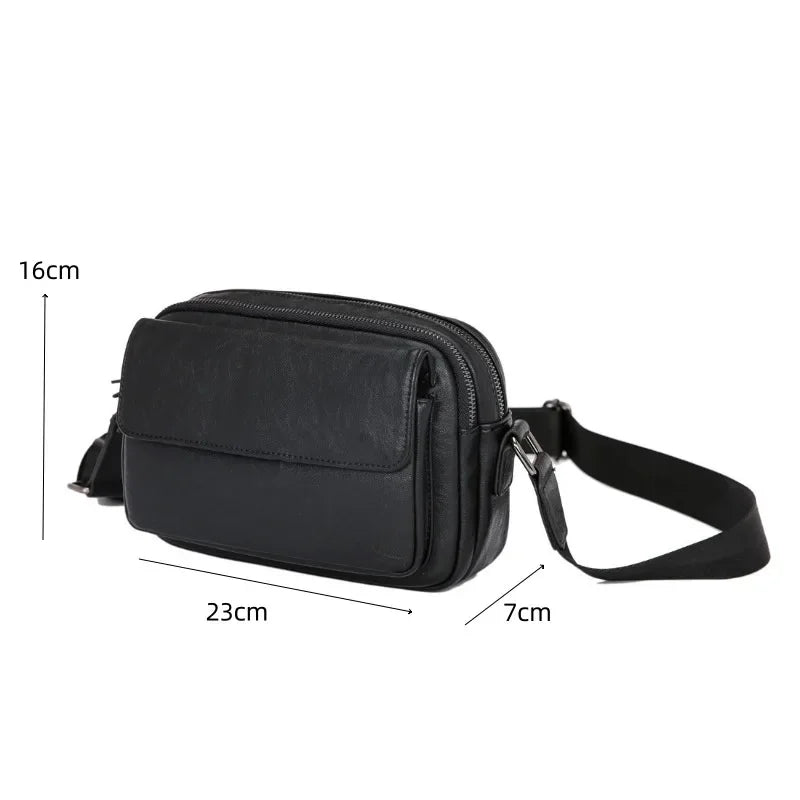 PU Leather Flap Crossbody Bag