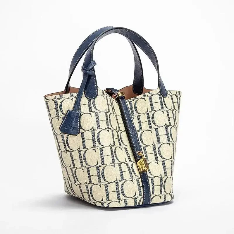 PVC Applique Bucket Tote