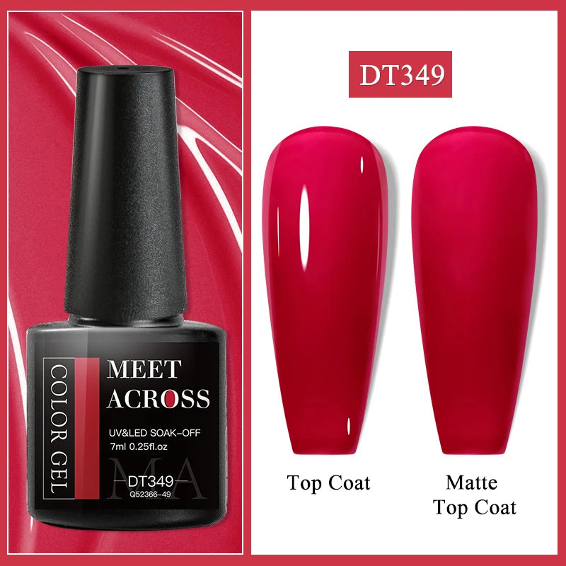 MEET ACROSS Matte Gel Polish