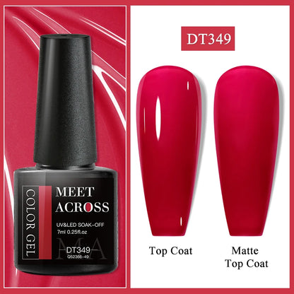 MEET ACROSS Matte Gel Polish