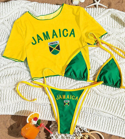 Flag Halter Bikini