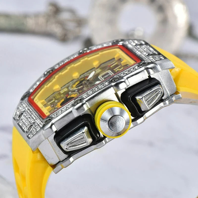 Multifunctional Barrel Quartz Watch