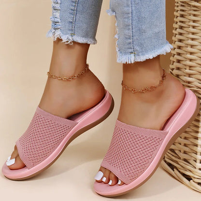 Elastic Strap Sandals