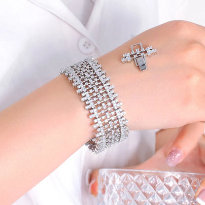 Vintage Zircon Round Bracelet