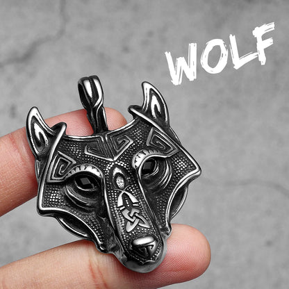 Metal Punk Animal Necklaces Pendant