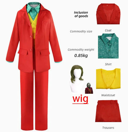 Joker Clown Costume Set