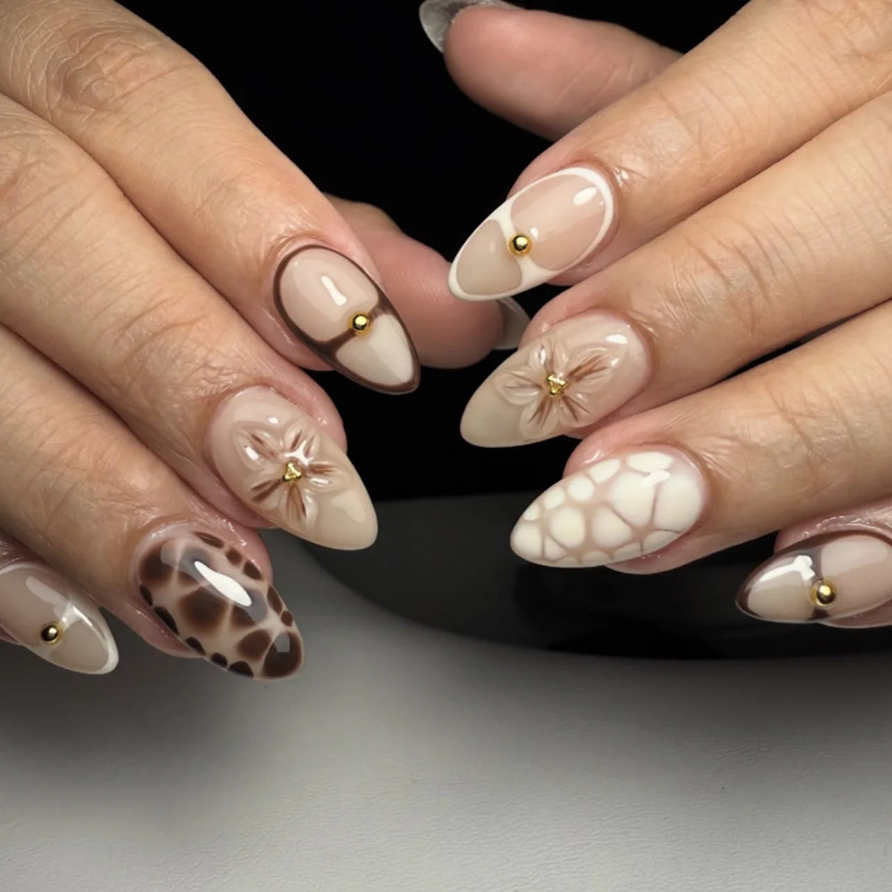 Floral Ballerina Press-On Nails