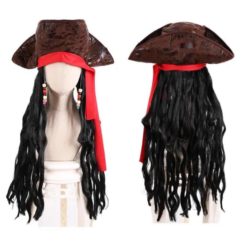 Pirate Hat and Wig Set