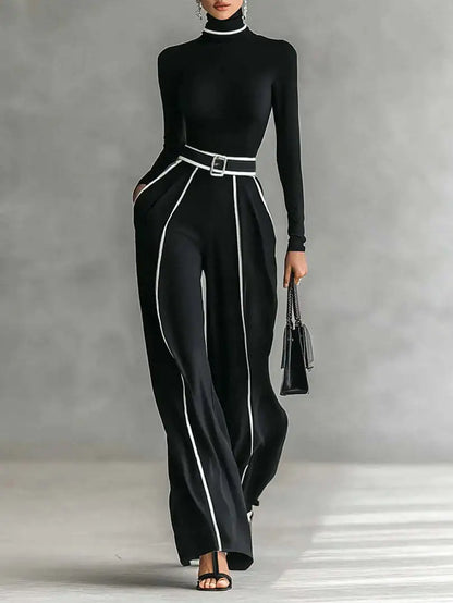 Turtleneck Wide Set