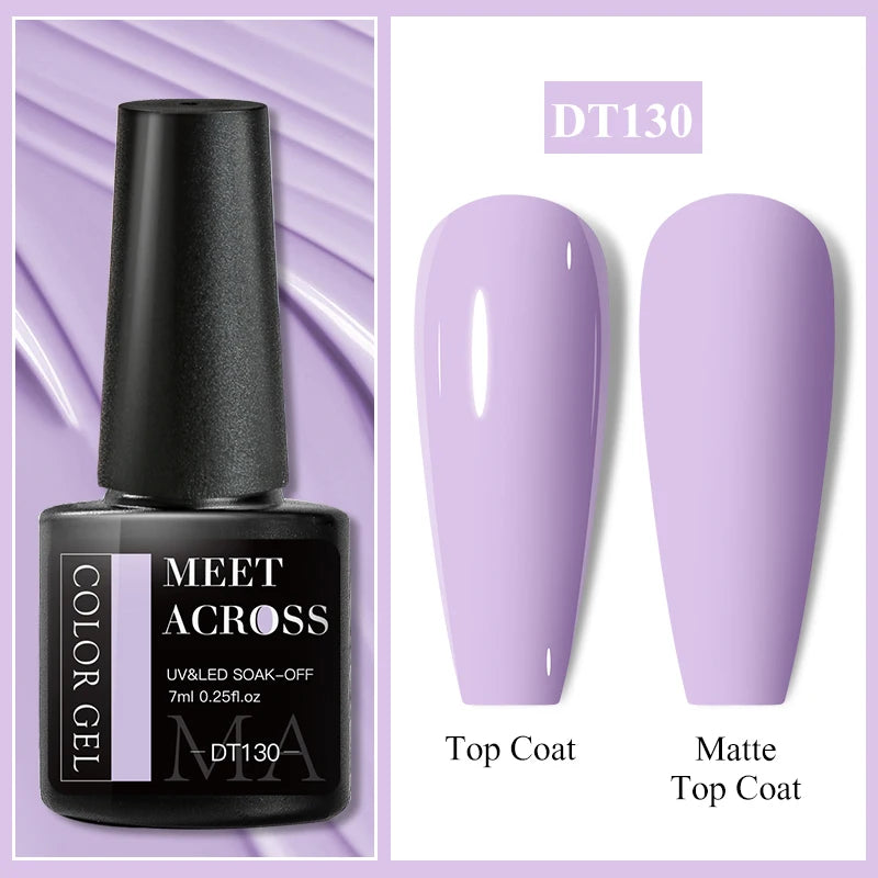 MEET ACROSS Matte Gel Polish