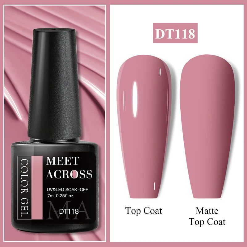 MEET ACROSS Matte Gel Polish