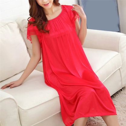 Lace Patchwork Night Gown