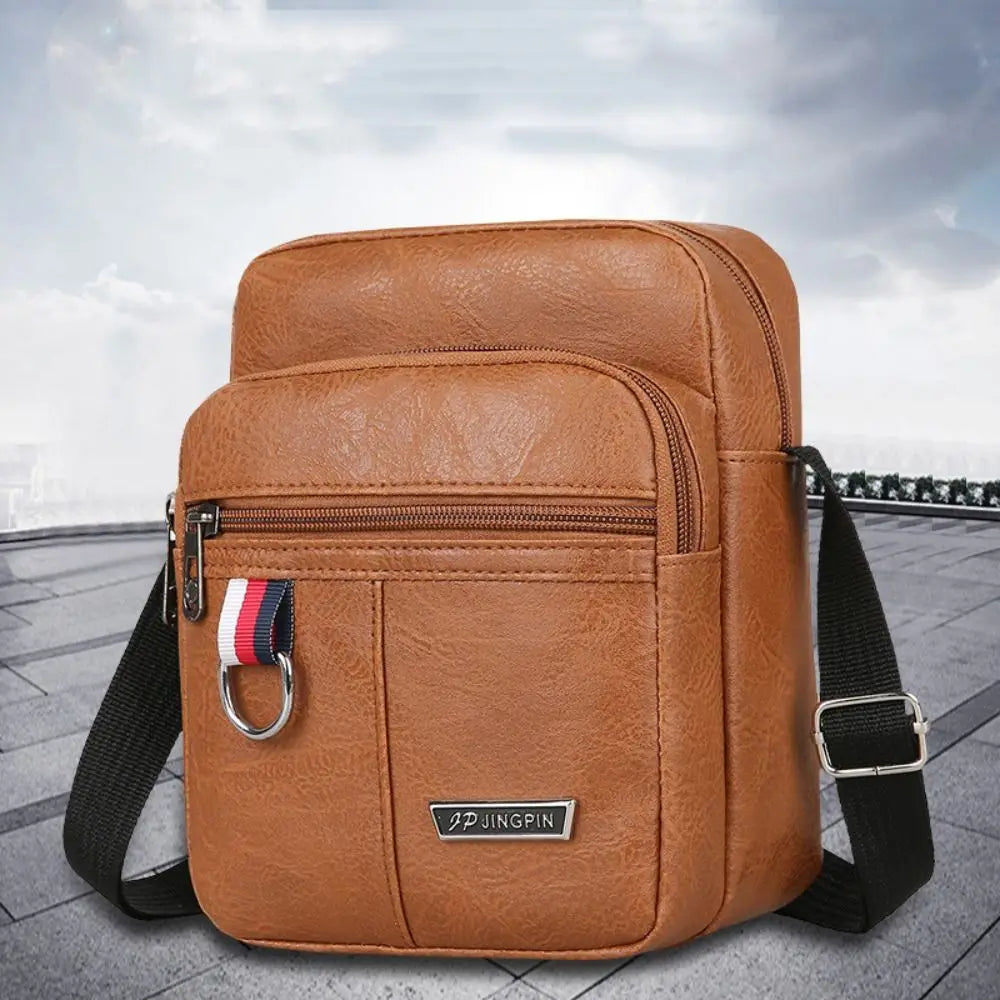 TPU Leather Saddle Sling Bag