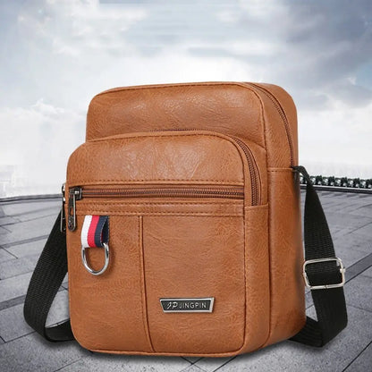 TPU Leather Saddle Sling Bag