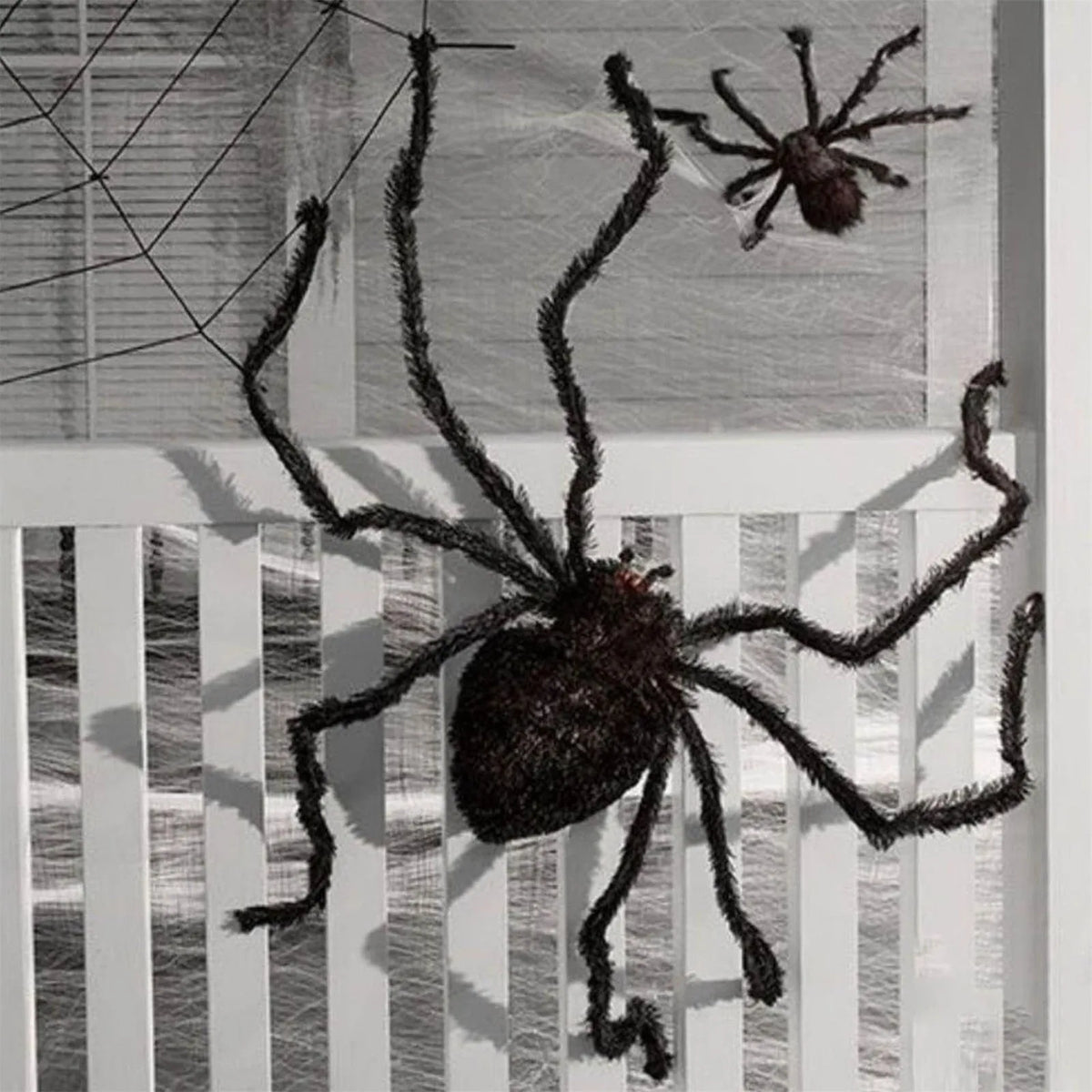 Large Hairy Spider Decoration