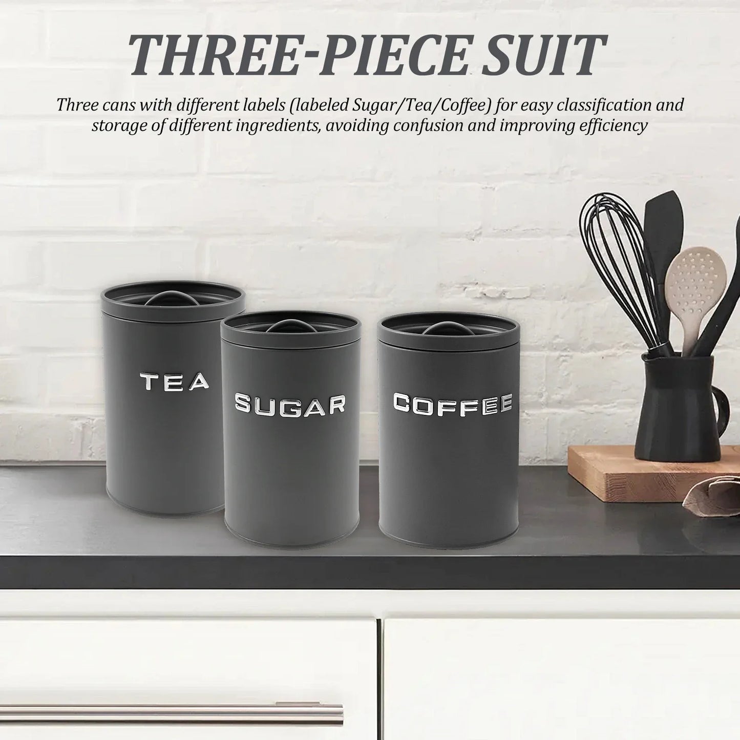 Metal Modern Style Storage Jar
