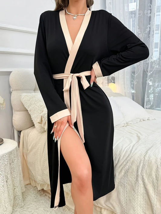 Knit Mid Calf Robe