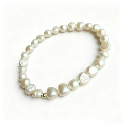 Baroque Pearl Silver Bracelet