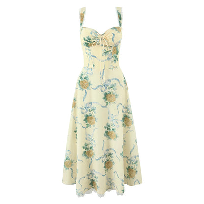 Spaghetti Strap Midi Dress