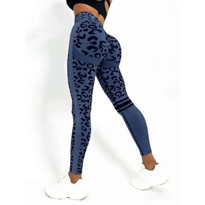 Seamless Leopard Hip-Lift Leggings