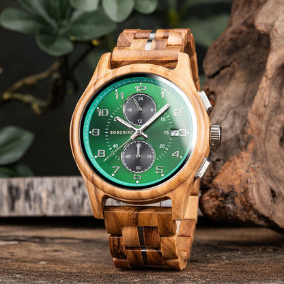 Bobobird Wooden Chronograph Watch