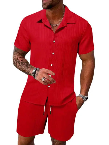 Multi-Color T-Shirt Shorts Set
