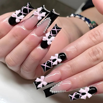 Leopard Cherry Press-On Nails