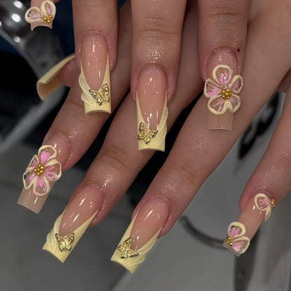 Leopard Cherry Press-On Nails