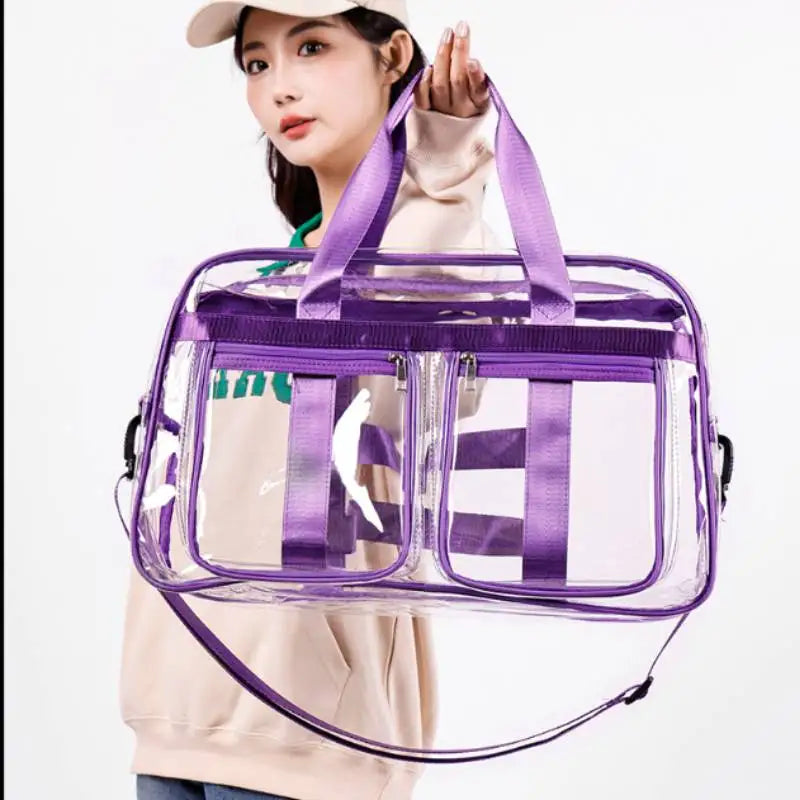 Clear PVC Travel Duffel Bag