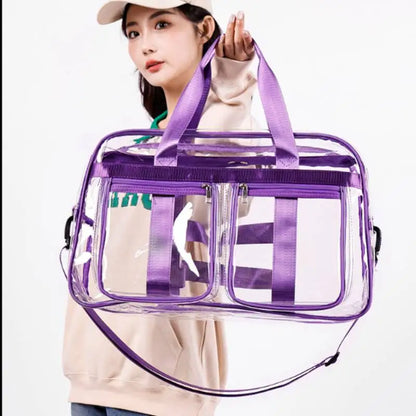 Clear PVC Travel Duffel Bag