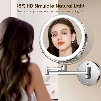 8" LED Wall Mirror