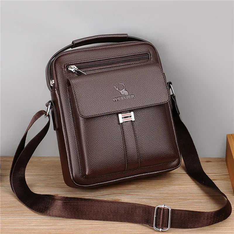 Waterproof PU Leather Satchel