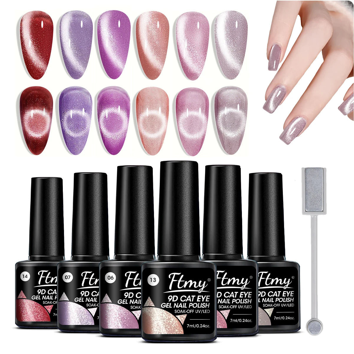 Crystal Cat Eye Gel Set