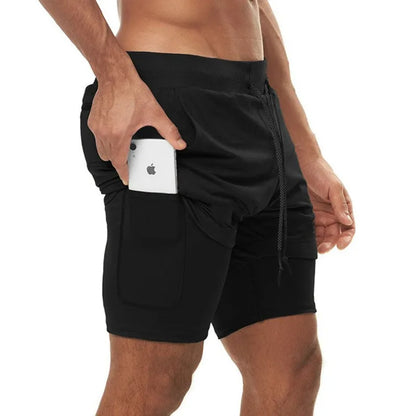 2-in-1 Quick-Dry Jogging Shorts
