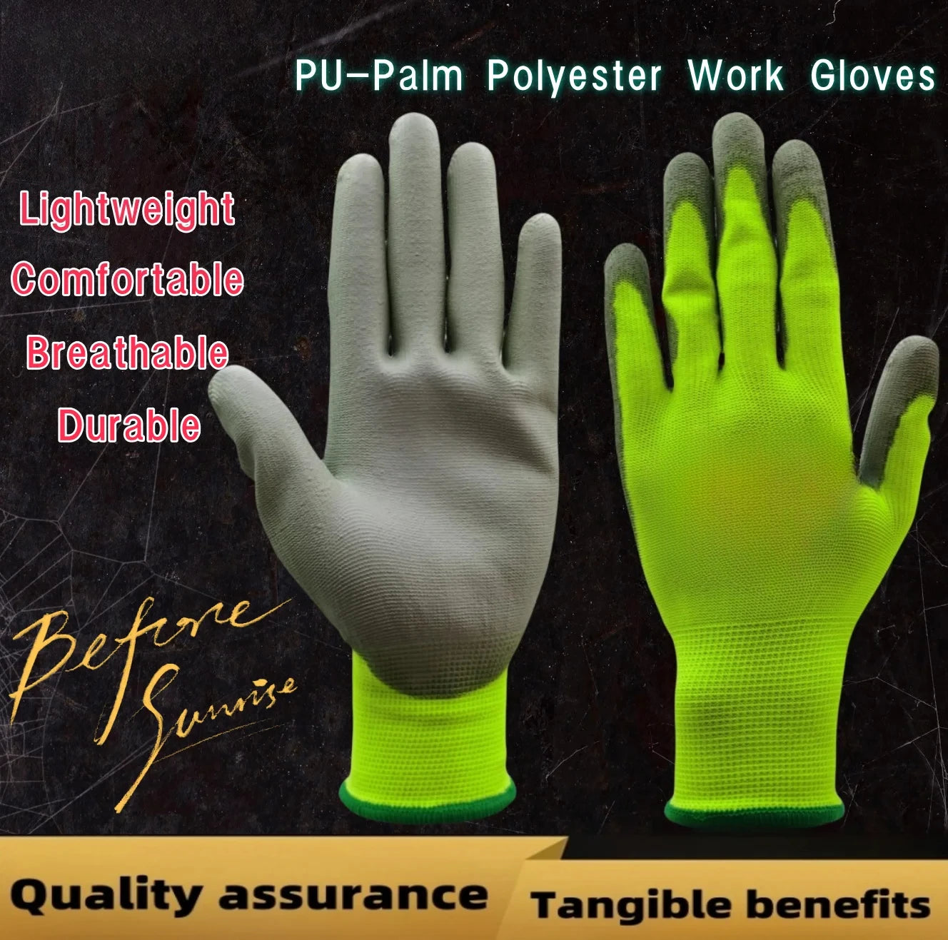PU Coated Safety Gloves