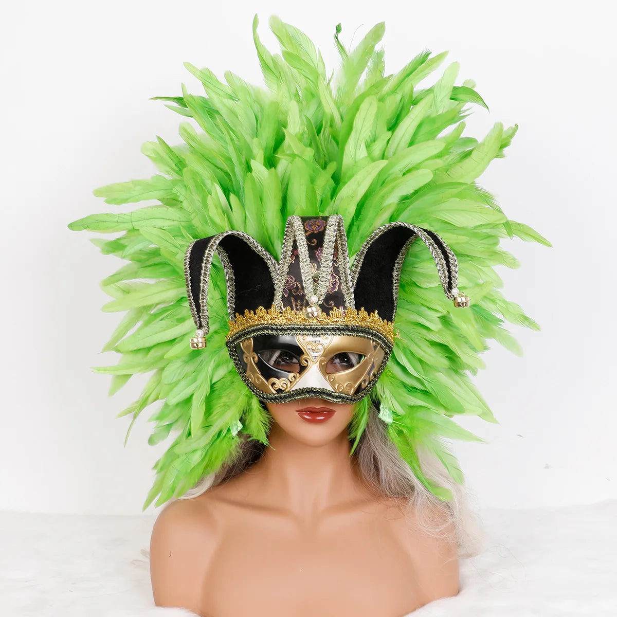 Feather Masquerade Party Mask