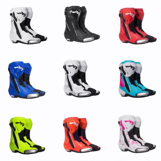 Metal Toe Cap Racing Boots