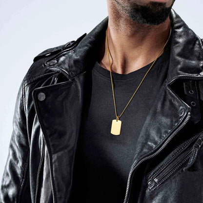 Metal Geometric Stainless Dogtags Pendant Party