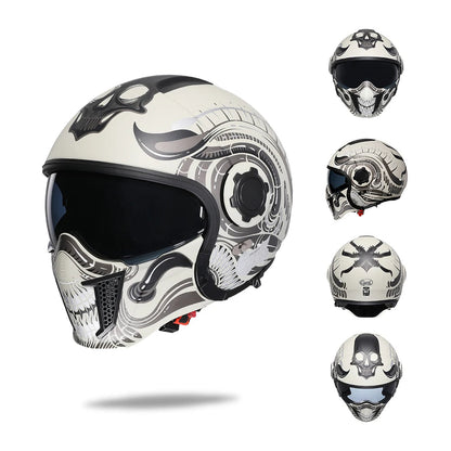 CYRIL Double-Lens Modular Open-Face Helmet