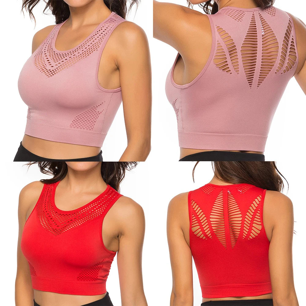 Fitness T-shirts Workout Sports Bra