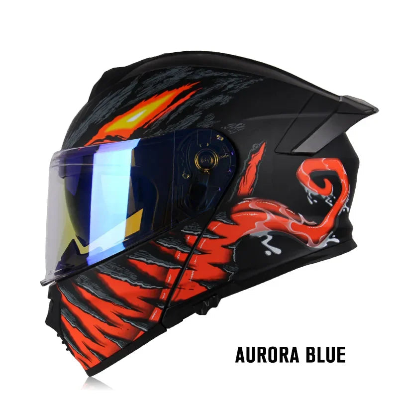 Uchoose Flip-Up Full-Face Helmet