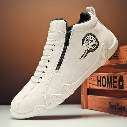 Soft-Sole High-Top Ankle Sneakers