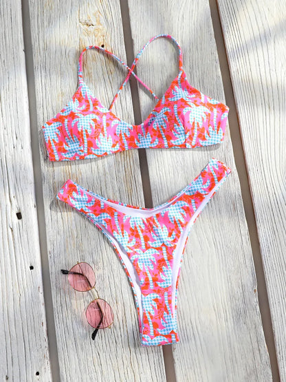 Printed Bikini Set
