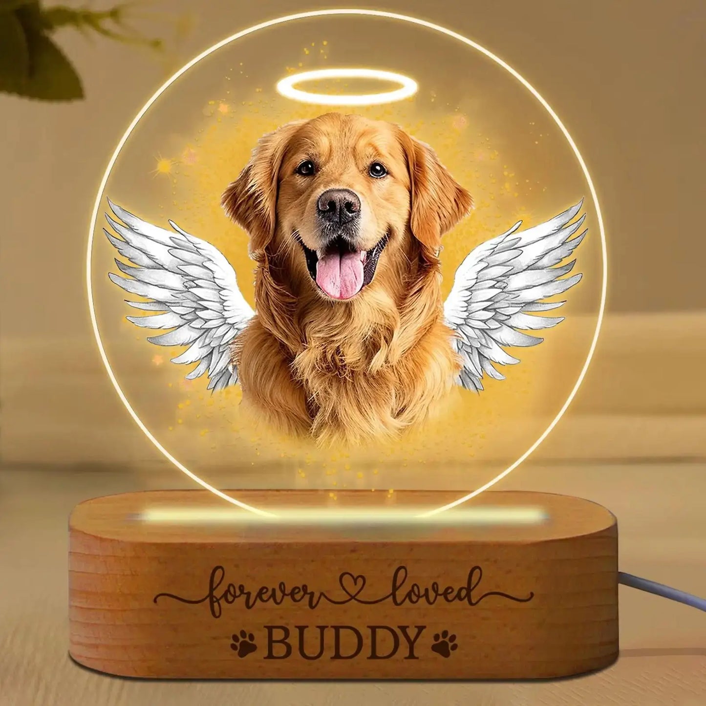 Personalized Pet Memorial Lamp