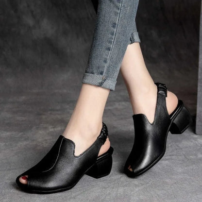 Women Comfortable Fish Mouth Sandals