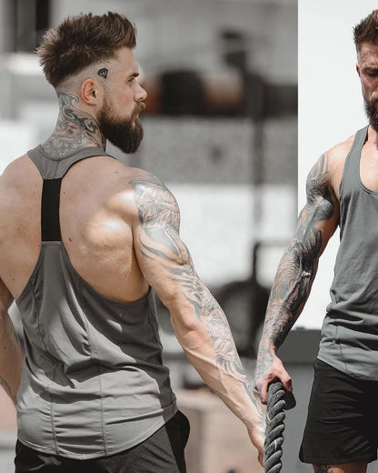Gym Stringer Tank Top Muscle