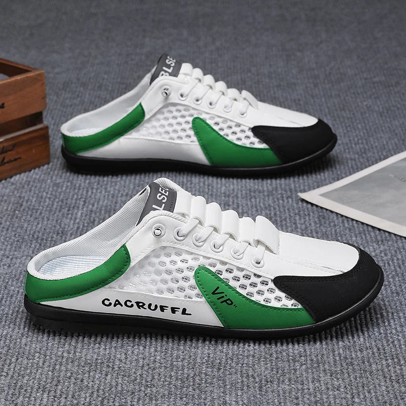 Summer Style Closed-Toe Half-Slip Loafers